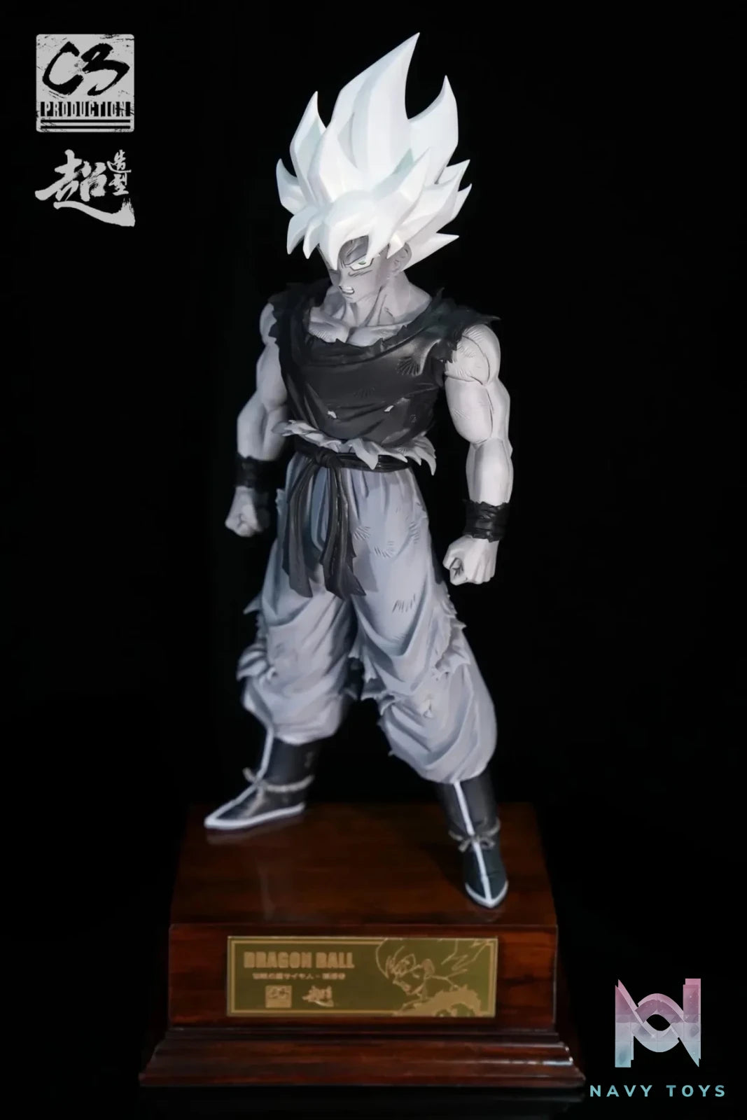 C3 Studio - Dragon Ball Legendary Super Saiyan Son Goku resin statue Navy Toys anime figure