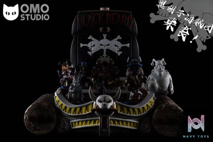 OMO Studio – One Piece Blackbeard Pirates Kuzan And Burgess