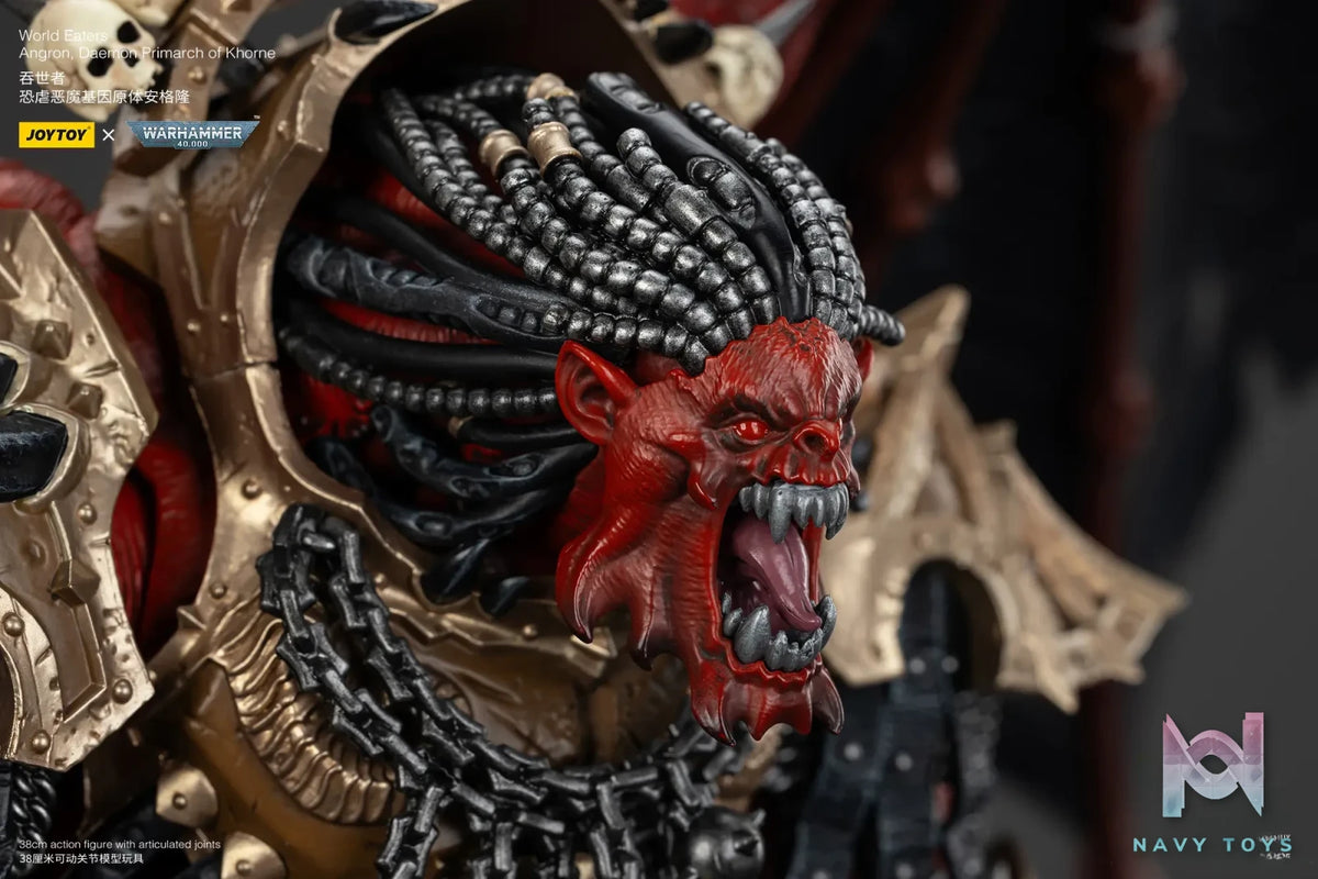 JOYTOY – World Eaters Angron Daemon Primarch of Khorne JT01178 (Licensed)