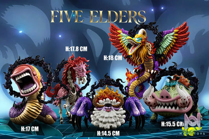 TOY Studio – Five Elders in their beast forms One Piece