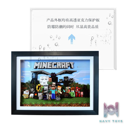 KALA HOME Studio – Minecraft Multiple Characters 3D Decorative Painting Minecraft