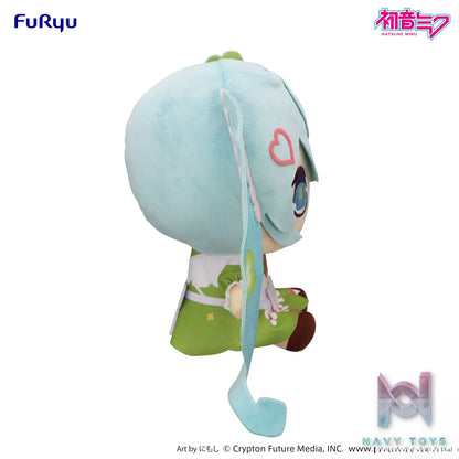 FURYU – Hatsune Miku KYURUMARU Big Plush Toy Clover (Licensed)