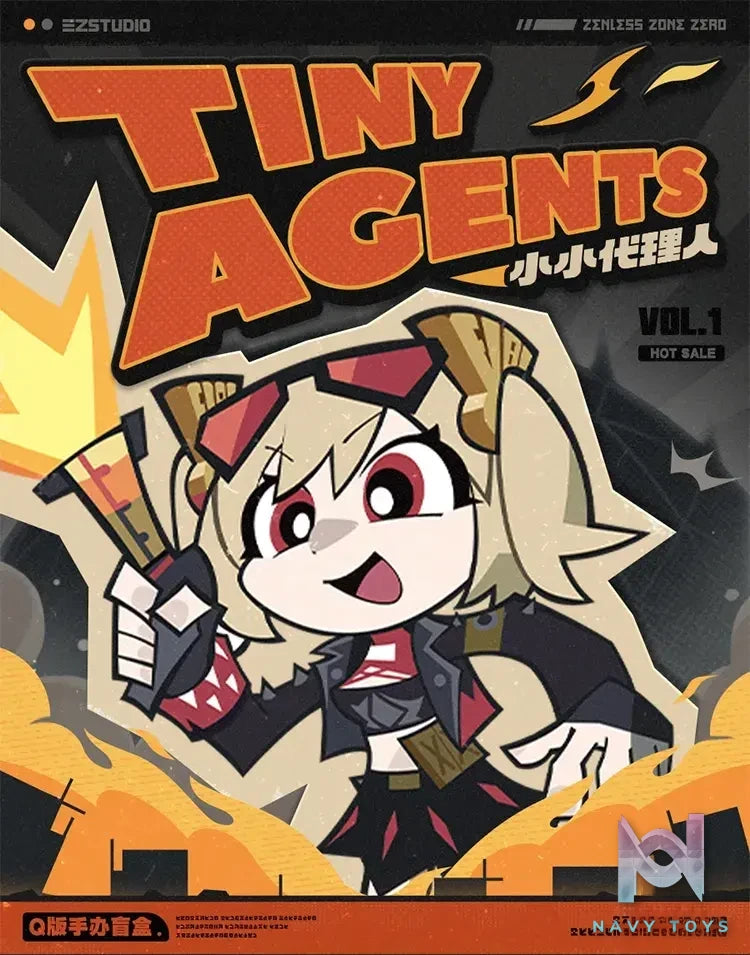 miHoYo – Zenless Zone Zero TinyAgents Q Version Figure Blind Box Set of 12 (Licensed)