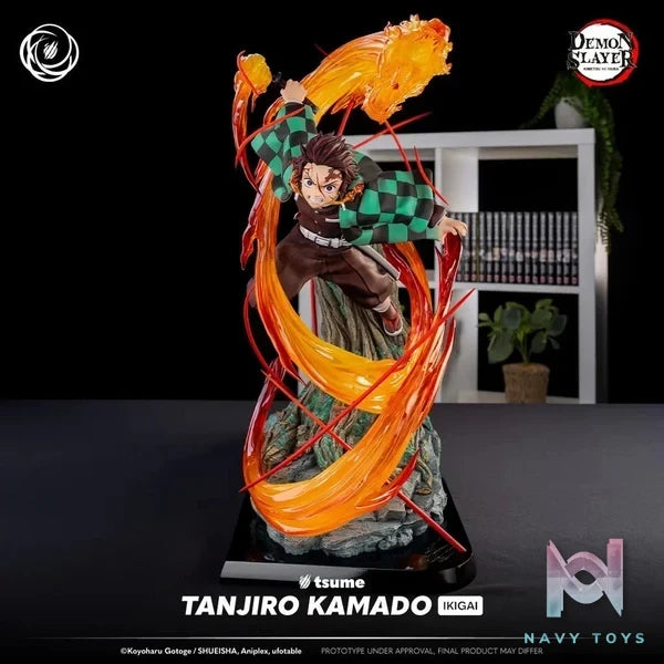 TSUME Studio - Demon Slayer Tanjiro Kamado (Licensed) resin statue Navy Toys anime figure