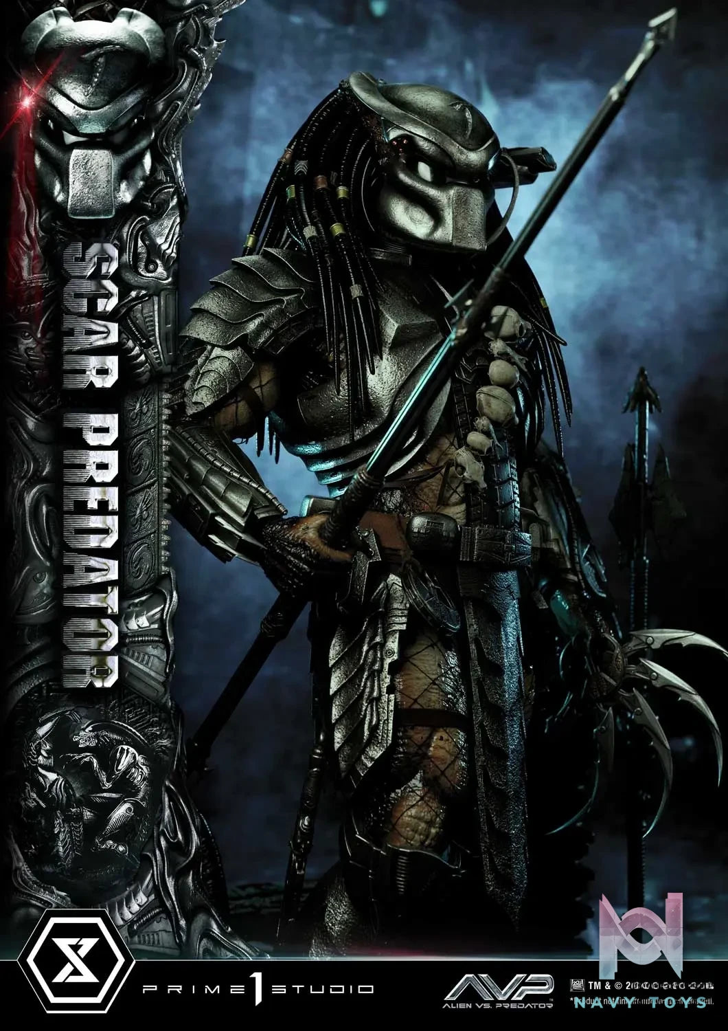 Prime 1 Studio Museum Masterline Alien vs. Predator Scar Predator MMPR-04 MMPR-04DX MMPR-04DXS