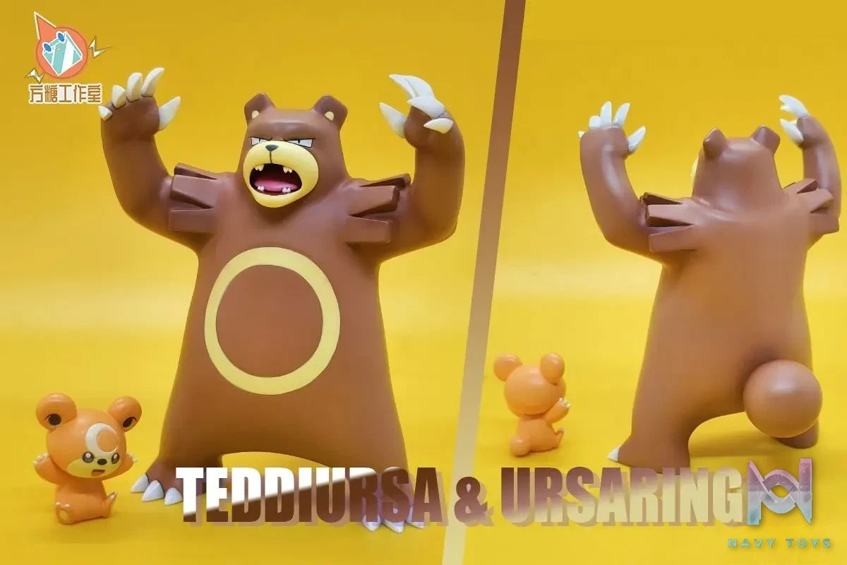 Sugar cube Studio – Pokémon Ursaring Evolution Set