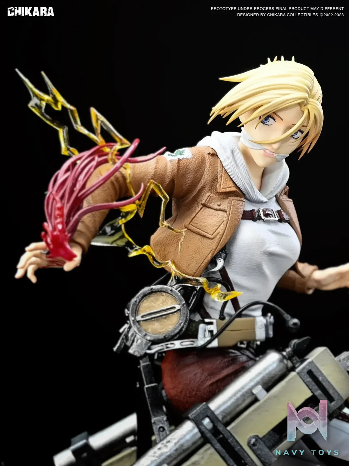 CHIKARA Studio - Attack on Titan Annie Leonhart resin statue Navy Toys anime figure