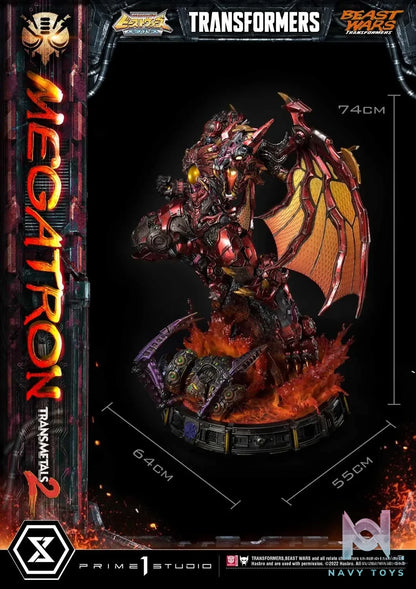 Prime 1 Studio – Premium Masterline Beast Wars: Transformers Megatron Transmetal 2 PMTFBW-03 PMTFBW-03DX PMTFBW-03DXS (Licensed)
