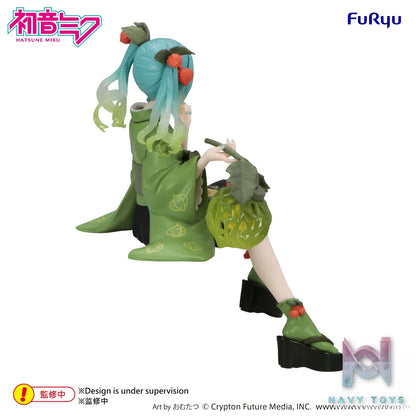 FURYU – Hatsune Miku Noodle Stopper Figure – Flower Fairy Winter Cherry Green Color ver. (Licensed)