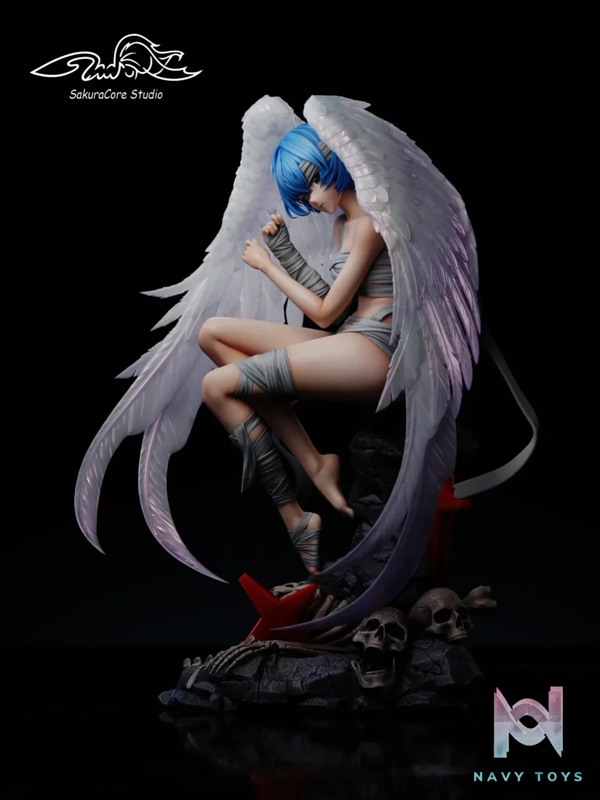 SakuraCore Studio - Neon Genesis Evangelion EVA Ayanami Rei resin statue Navy Toys anime figure