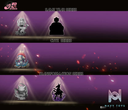 Qi Xiang Studio – Fanfic Chibi Series 01 Usagi Cosplay Demon Slayer Akaza Chiikawa