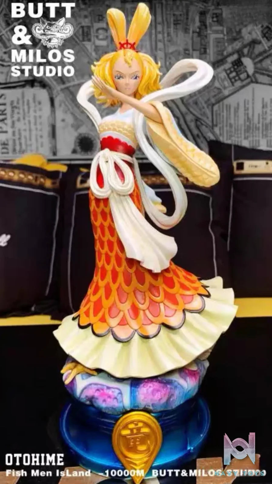 Butt & Milos Studio – One Piece Hody Jones & Shirahoshi & Neptune & Ryuboshi & Fukaboshi & Zeo & Igaram & Daruma & Manboshi & Dosun & Ikarosu Muhhi & Otohime