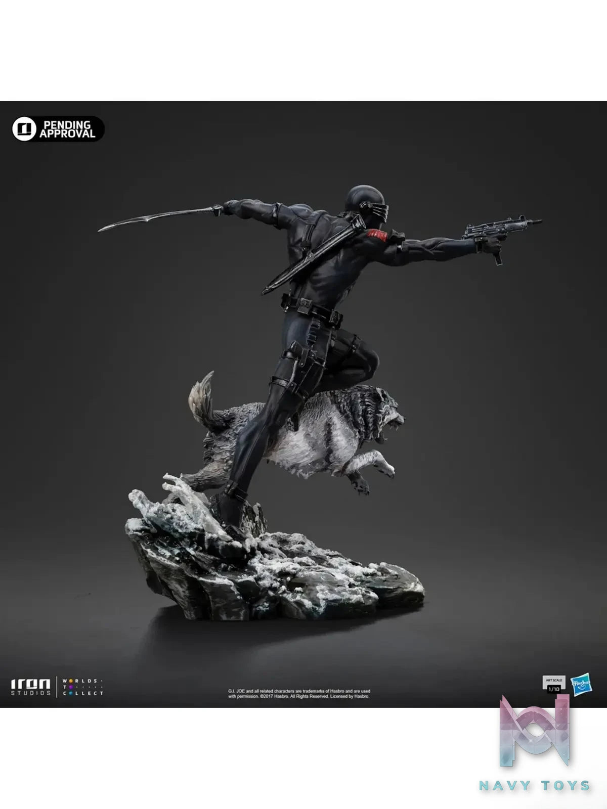 Iron Studio – G.I. Joe 1/10 Snake Eyes HASBR117024-10 (Licensed)