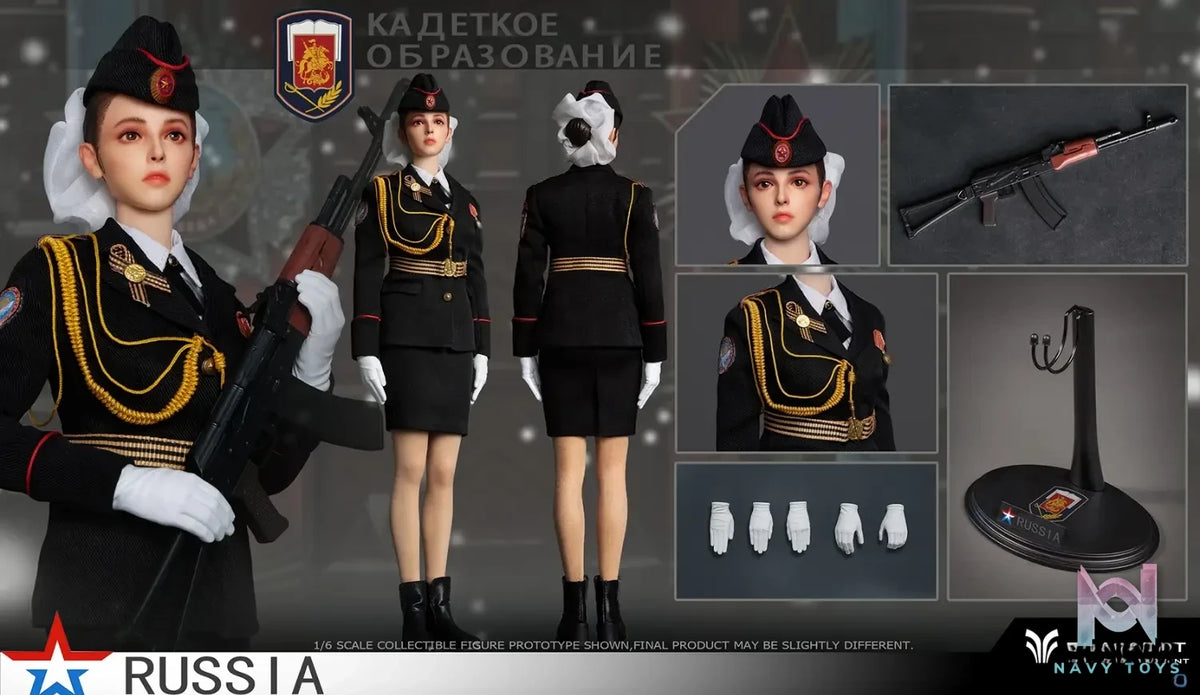 FLAGSET – Original 1/6 Russian Female Soldiers Ministry of Internal Affairs FS-73054A & Ninth Women’s Military Academy FS-73054B & Aerospace Defense Forces FS-73054C (Licensed)
