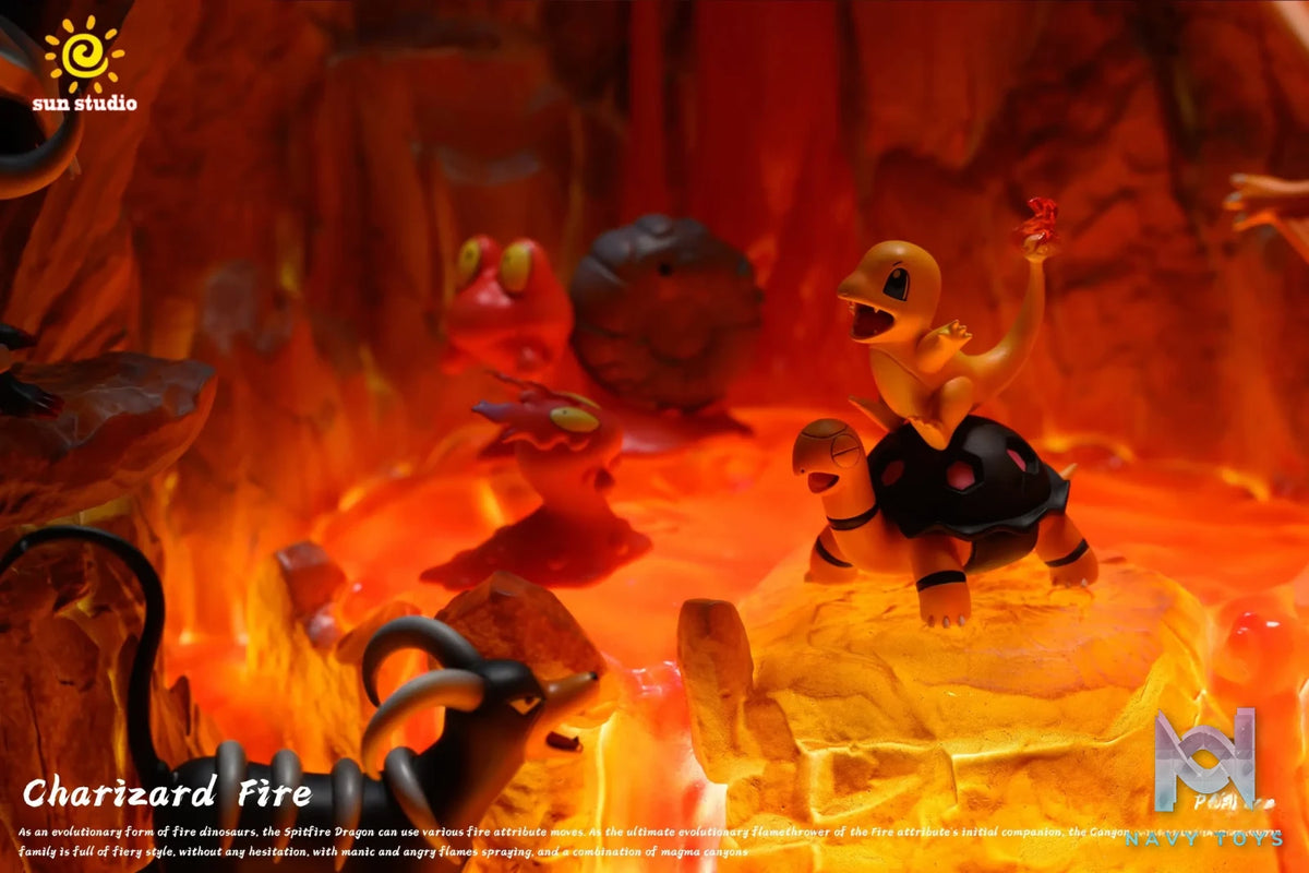 Sun Studio – Pokémon Charizard Volcano Scene
