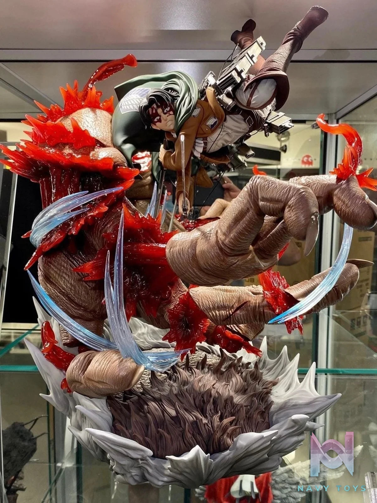 Levi Ackerman - Attack on Titan - Kitsune Statue resin statue Kitsune Statue Studio anime figure