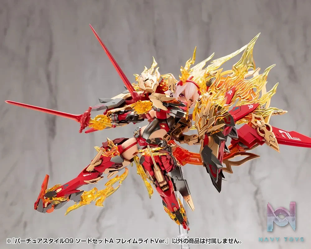 Kotobukiya – M.S.G Modeling Support Goods Virtuous Style09 X Style10 Sword Set A X B Flamerite Ver. (Licensed)