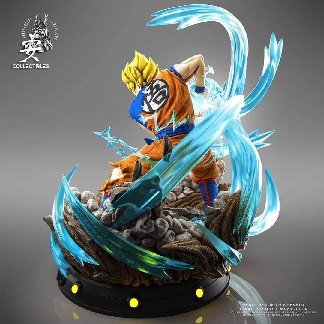 Son Goku Super Saiyan 3 - Dragon Ball - KD Collectibles resin statue kd collectibles anime figure