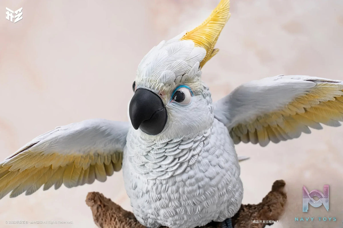 Xing Tou Yi He Studio – Jungle Catalog 003 Cacatua galerita Sulphur-crested Cockatoo Bromel (Licensed)