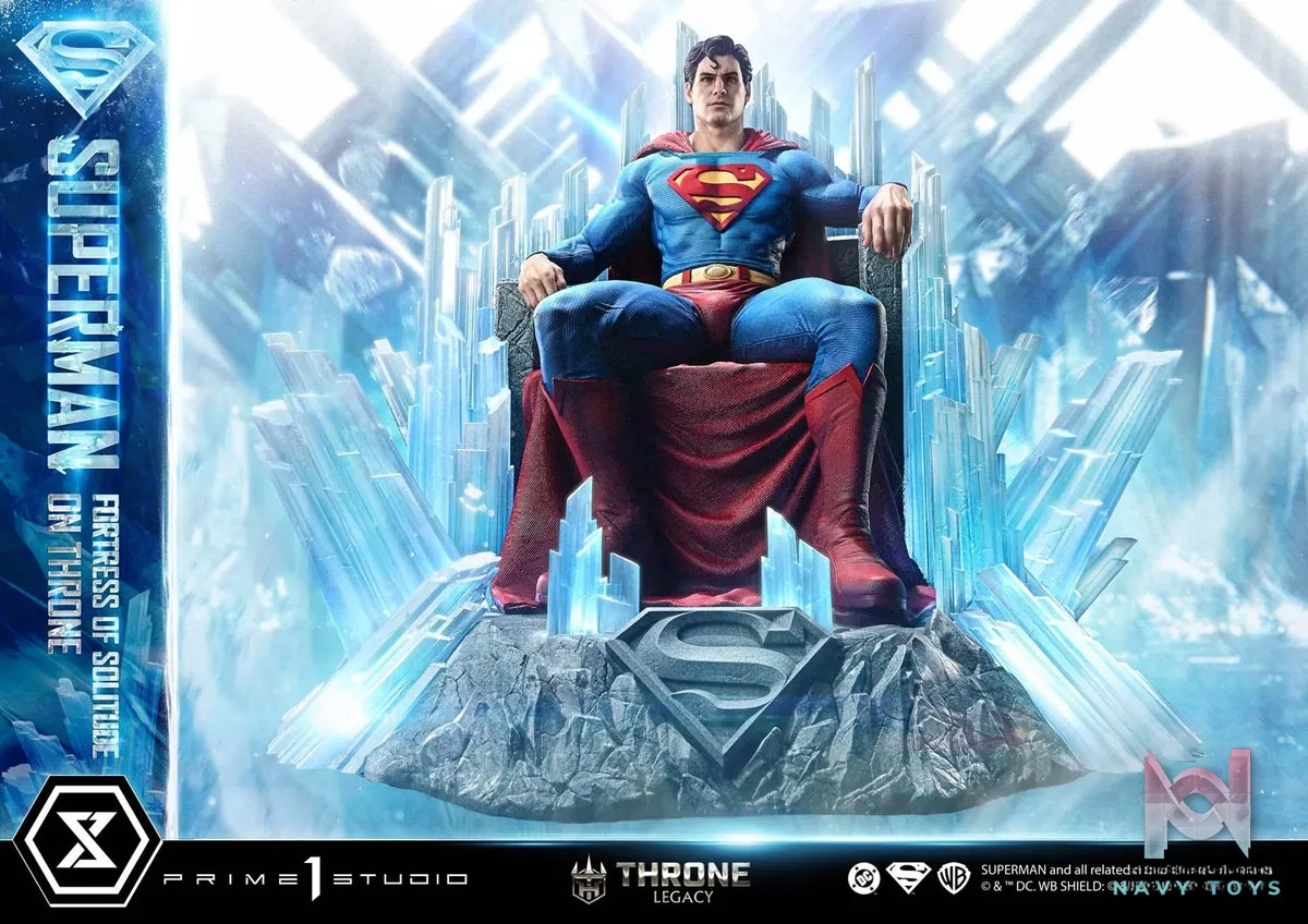 Prime 1 Studio – Superman (Comics) Superman Fortress of Solitude on Throne (Design by Gabriele Dell’Otto) TLCDC-08 TLCDC-08UT TLCDC-08UTS (Licensed)