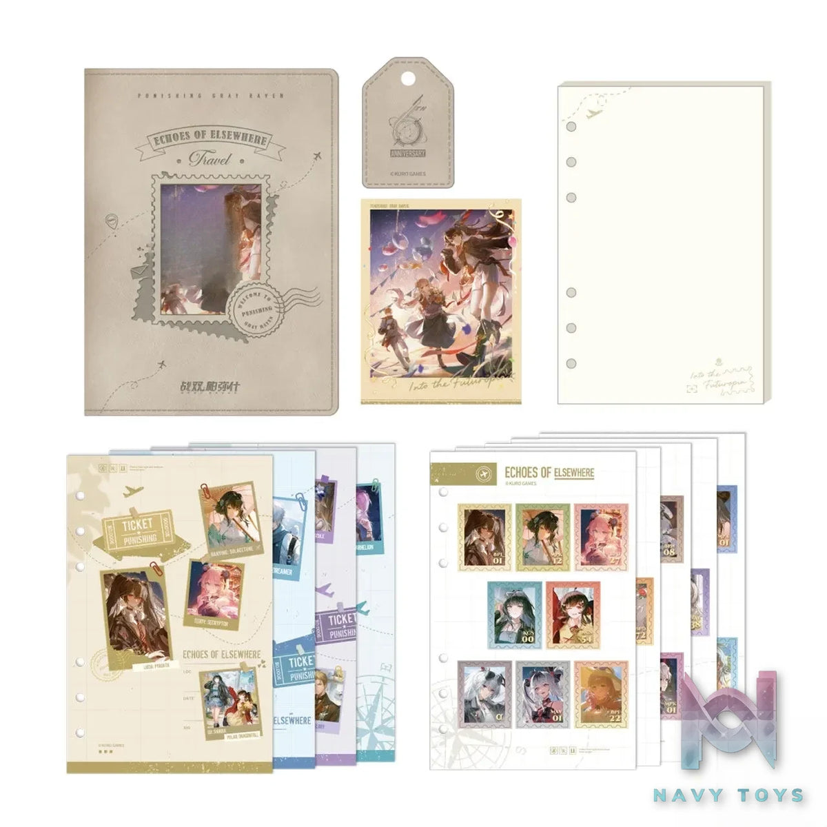 KURO GAMES – Punishing: Gray Raven 6th Anniversary Voyage Chronicle Themed Notebook (Licensed)