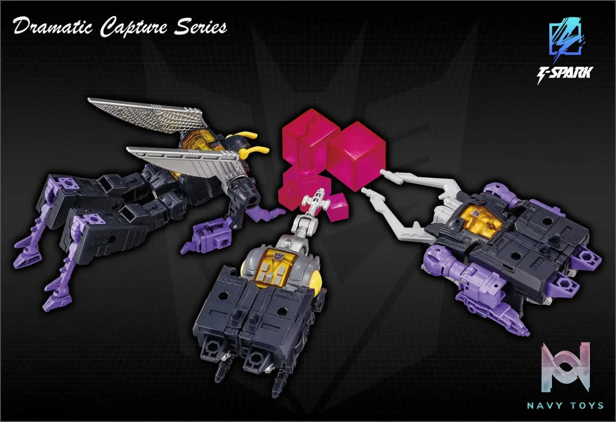 TAKARA TOMY – Transformers Dramatic Capture Series Decepticons part 2 DCS-06 (Licensed)