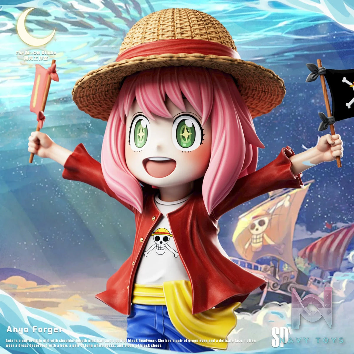 The MOON Studio – SPY×FAMILY Anya Forger Cosplay Luffy