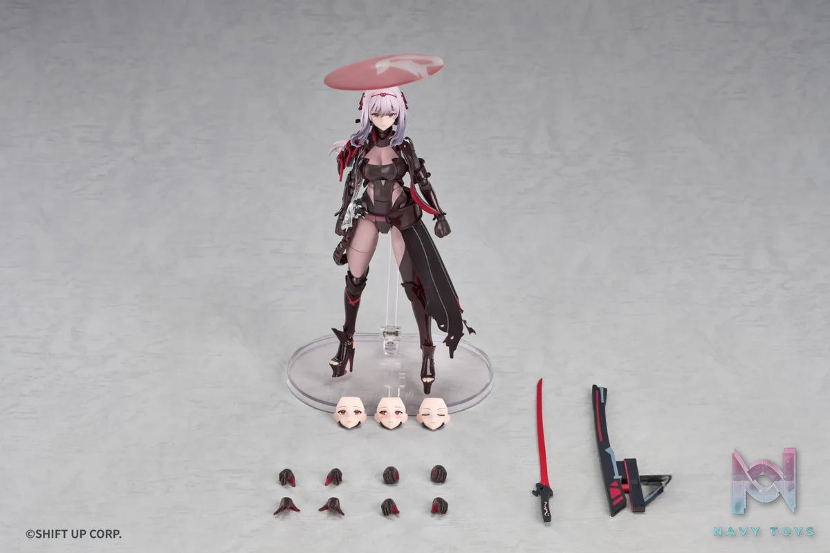 GSAS – Hyper Body GODDESS OF VICTORY: NIKKE Guren: Black Shadow Posable Figure (Licensed)
