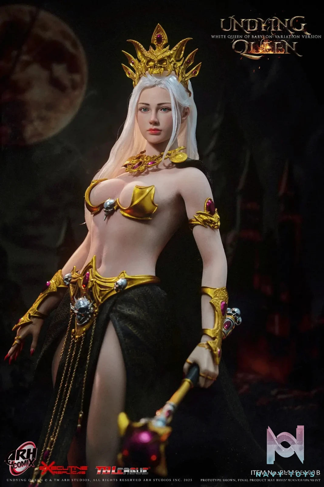 TBLeague – WHITE QUEEN OF BABYLON official version/variation version 1/6 Scale Action Figure PL2025-229A & PL2025-229B (Licensed)