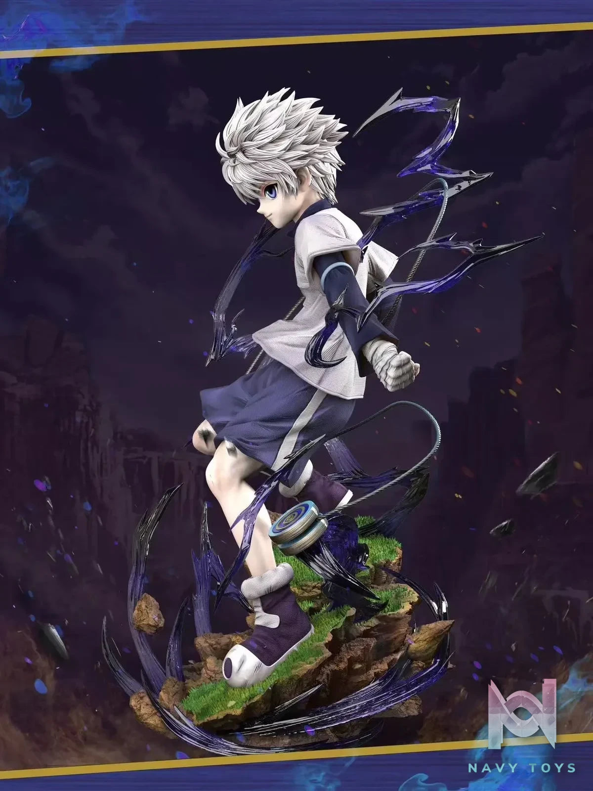 Hunter Fan Studio - Hunter x Hunter Killua Zoldyck 2.0 resin statue Navy Toys anime figure