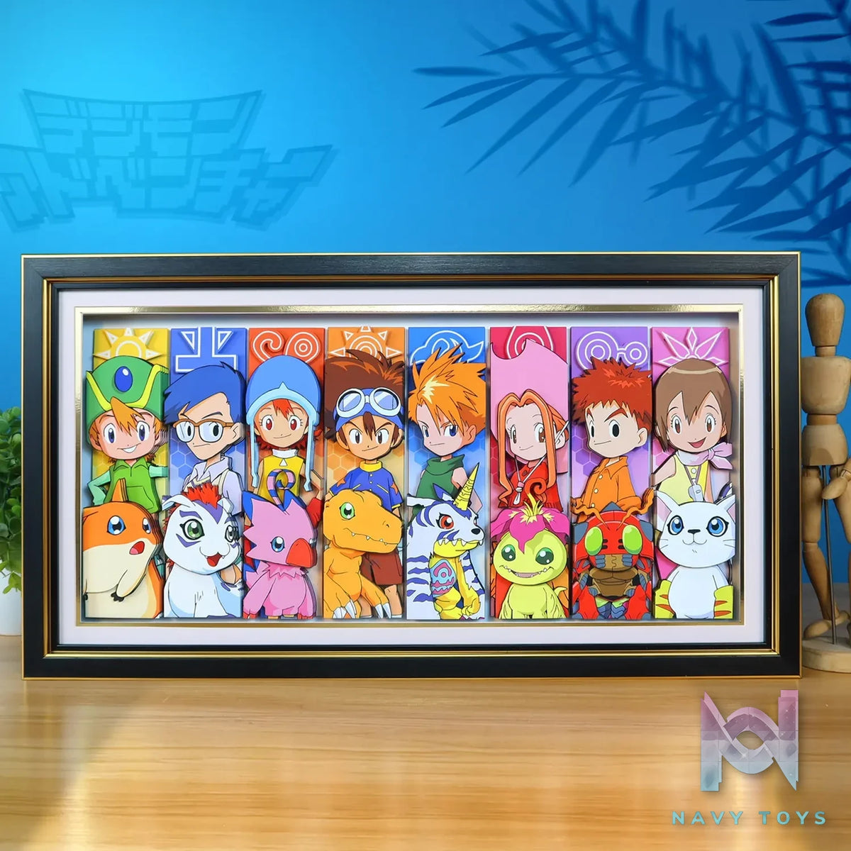 KALA HOME Studio – Digimon Multiple Characters #03 3D Decorative Painting Digimon