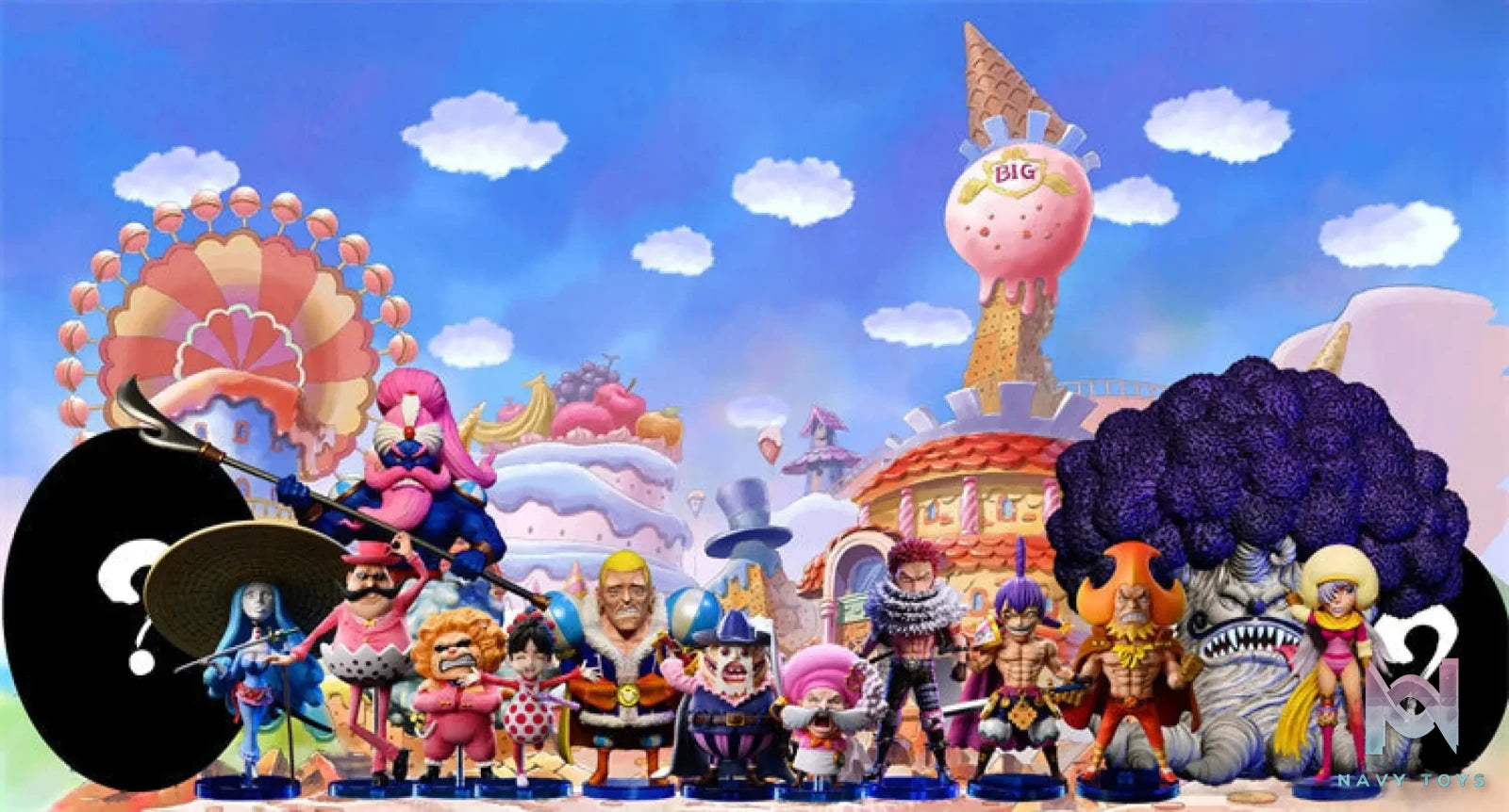A+ Studio – One Piece Big Mom Pirates Amande And Flampe