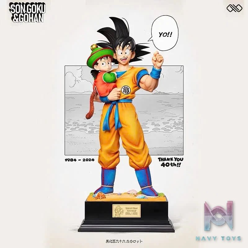 Goku vs Gohan Resin Recast Statue - Dragon Ball - Kt studio resin statue Recast anime figure