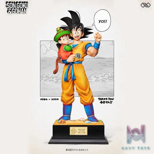 Goku vs Gohan Resin Recast Statue - Dragon Ball - Kt studio resin statue Recast anime figure
