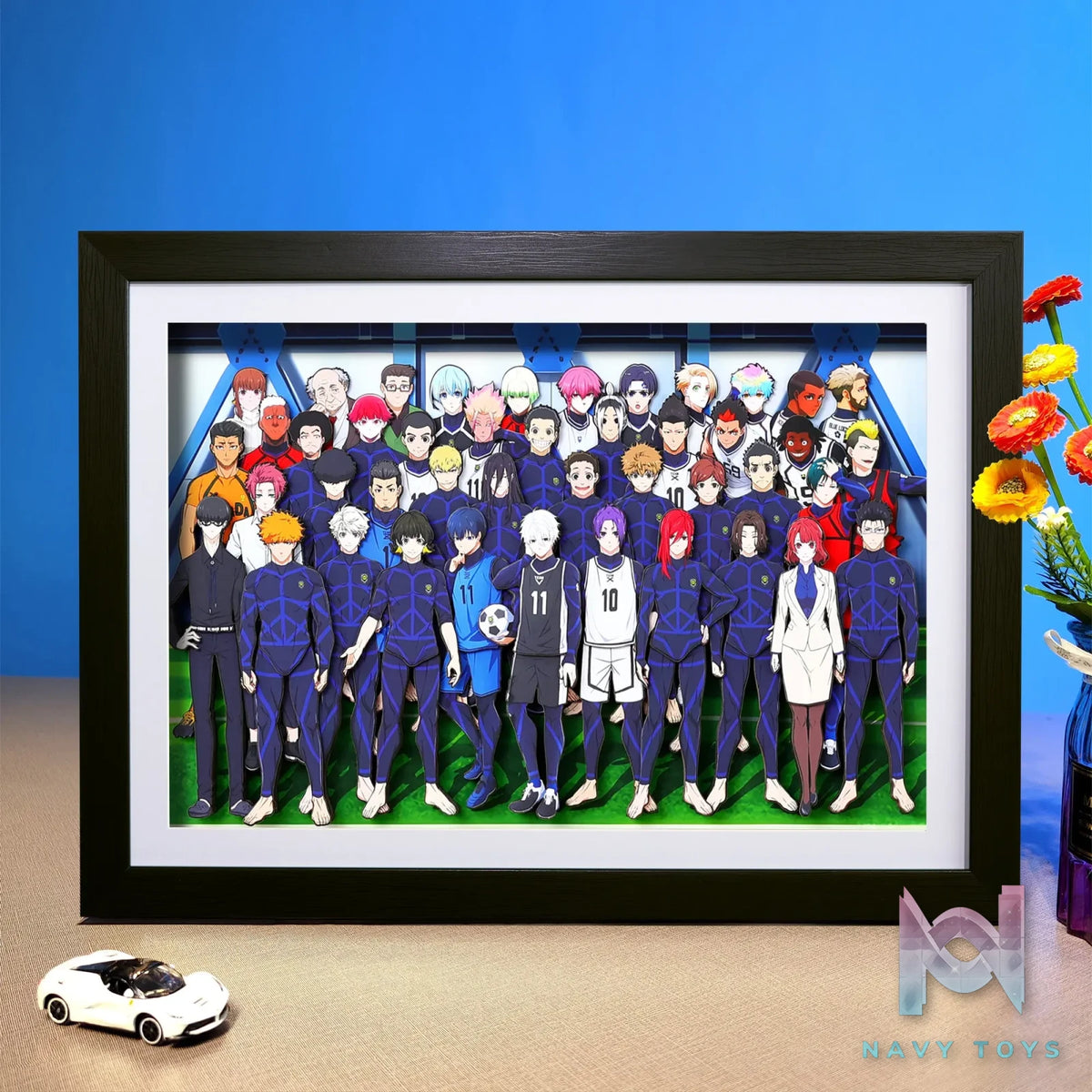 Yu Zhi Jiang Studio – Blue Lock Multiple Characters Series #1 3D Decorative Painting Blue Lock