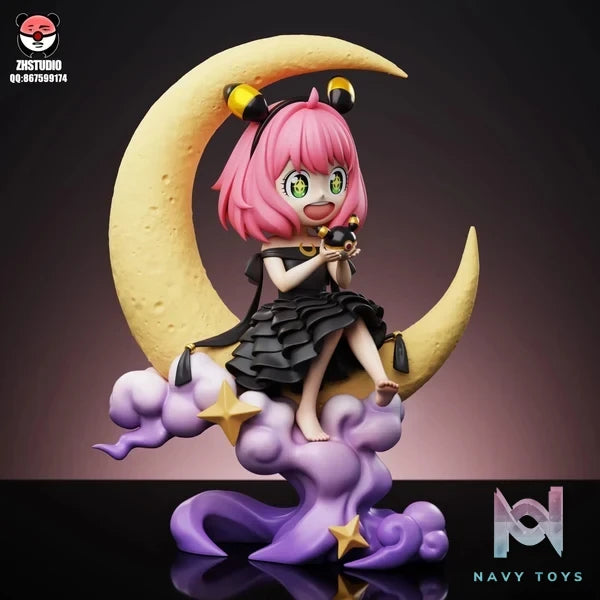 ZH Studio - Pokémon Series Anya Forger COS Umbreon Valentine's Day Limited resin statue Navy Toys anime figure