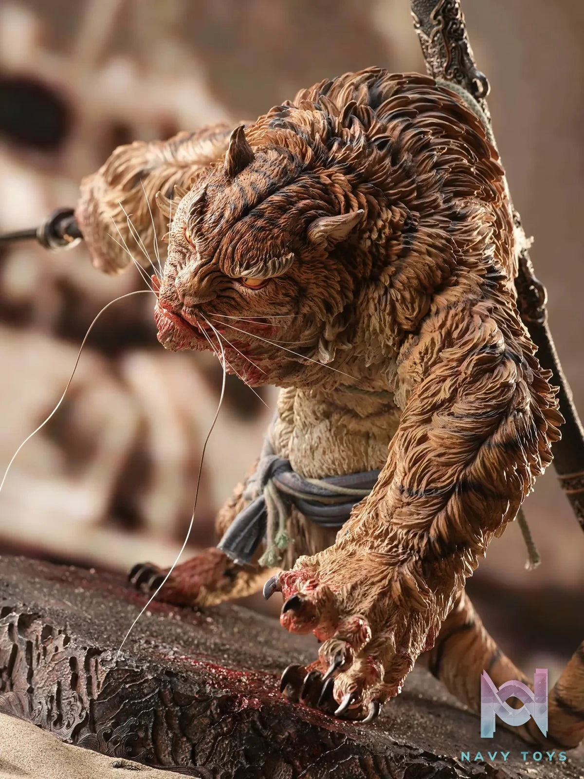 Game Science – Black Myth: Wukong 1/4 Scale Full-Body Statue Collectible Tiger Vanguard (Licensed)