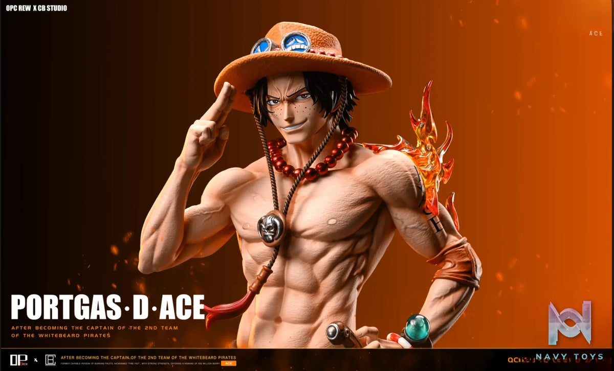 OP-Crew Studio & Cousin Brother Studio – One Piece POP MAX Scale Ace#2 Portgas·D· Ace