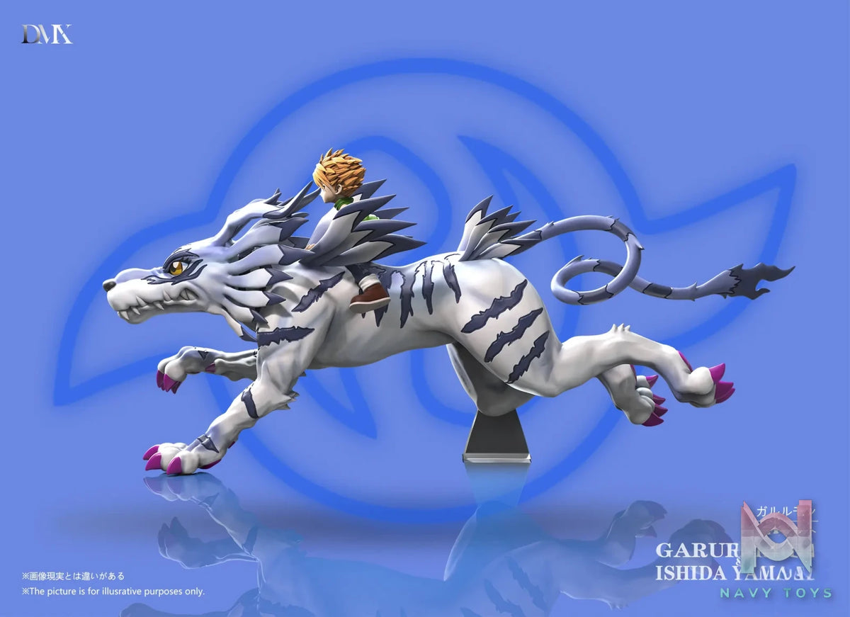 DMX Studio – Digimon Riding Series 7th Series Garurumon & Yamato Ishida