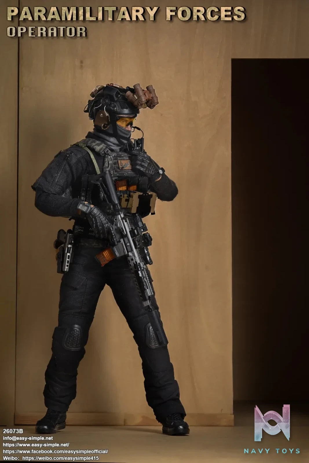 Easy Simple – Paramilitary Forces Operator Action Figure 26073A X 26073B (Licensed)