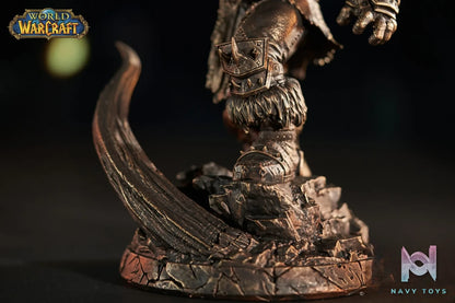 BLIZZARD ENTERTAINMENT – World of Warcraft Grommash Hellscream Bronze Edition Statue BLZ006 (Licensed)