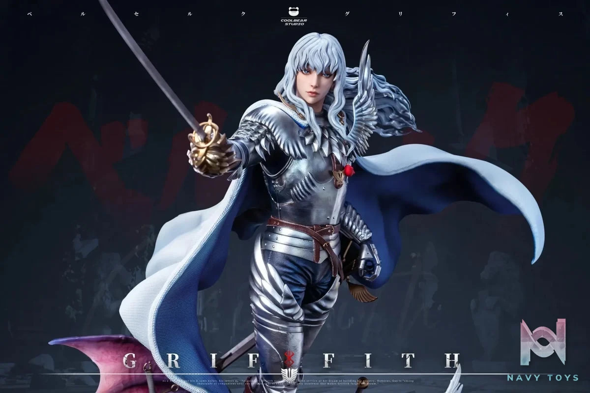 Coolbear Studio - Berserk Series 1 White Falcon Griffith resin statue Navy Toys anime figure