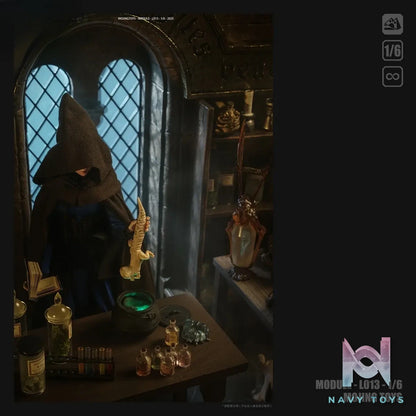 MOjingToys – 1/6 Module Series – L013 – Medieval Potion Room Scene Diorama (Licensed)