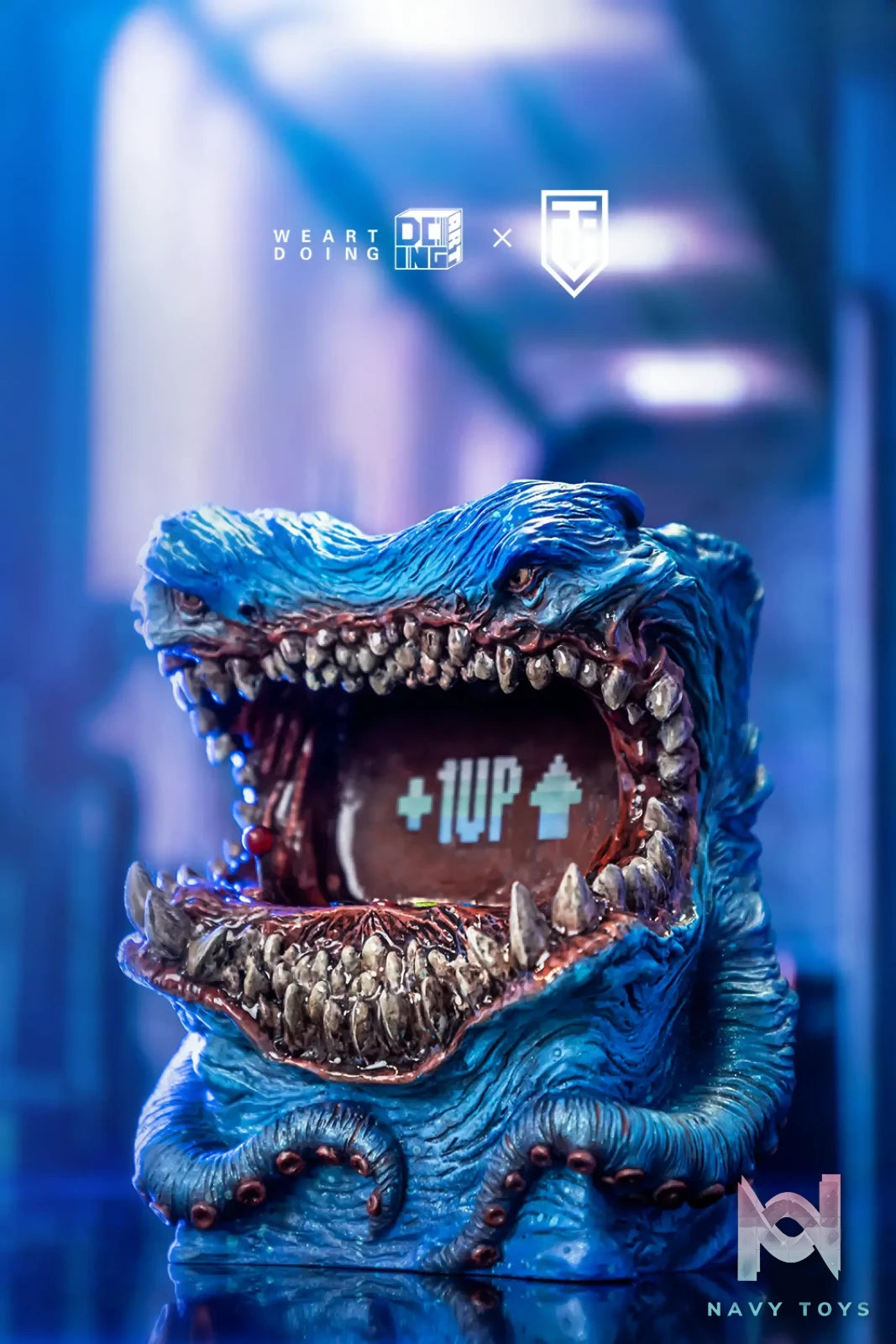 WeArtDoing Studio – Arcade Monster Blue & Green & Grey (Licensed)