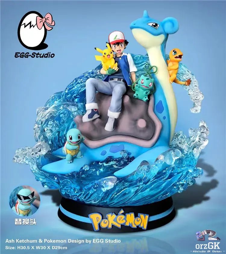 EGG Studio - Pokémon Ash Ketchum Brave The Winds And Waves resin statue Navy Toys anime figure