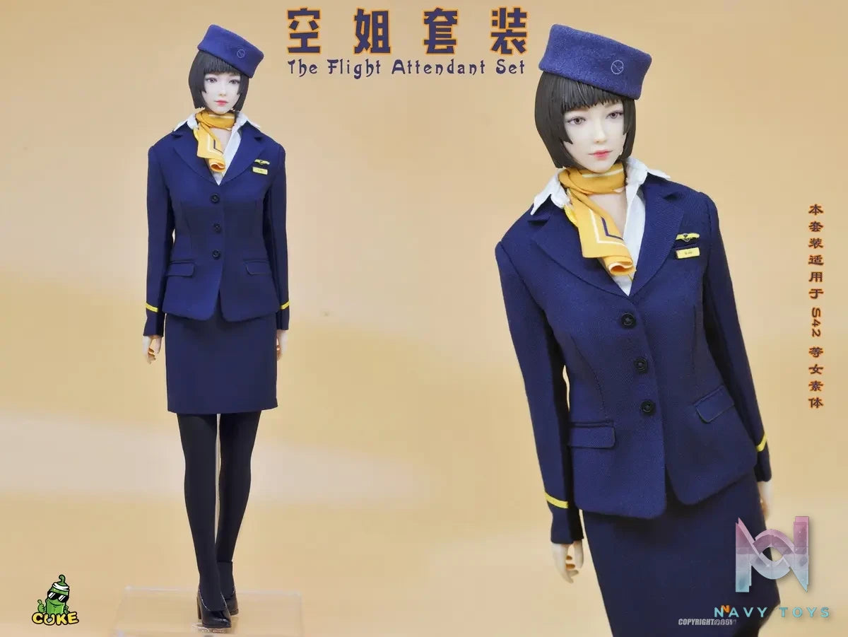 CUKE TOYS – Original 1/6 Flight Attendant Set MA-034 (Licensed)