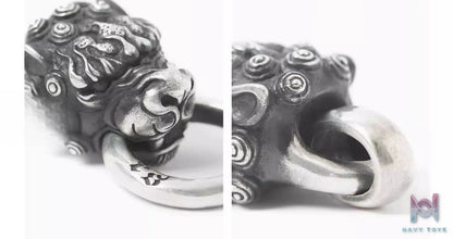 Raven Studio (silver jewelry) – Original Exclusive Design Chinese Style Awakening Lion Pendant