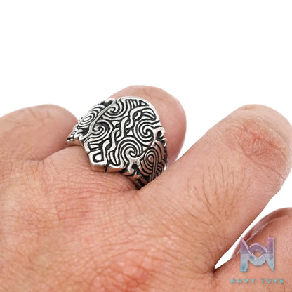 Raven Studio (silver jewelry) – Original Design Viking Style Men’s Ring Original