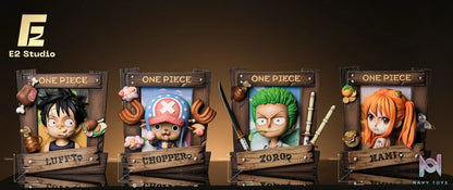 E2 Studio – One Piece Baby Photo Frame Series Luffy & Chopper & Zoro & Nami