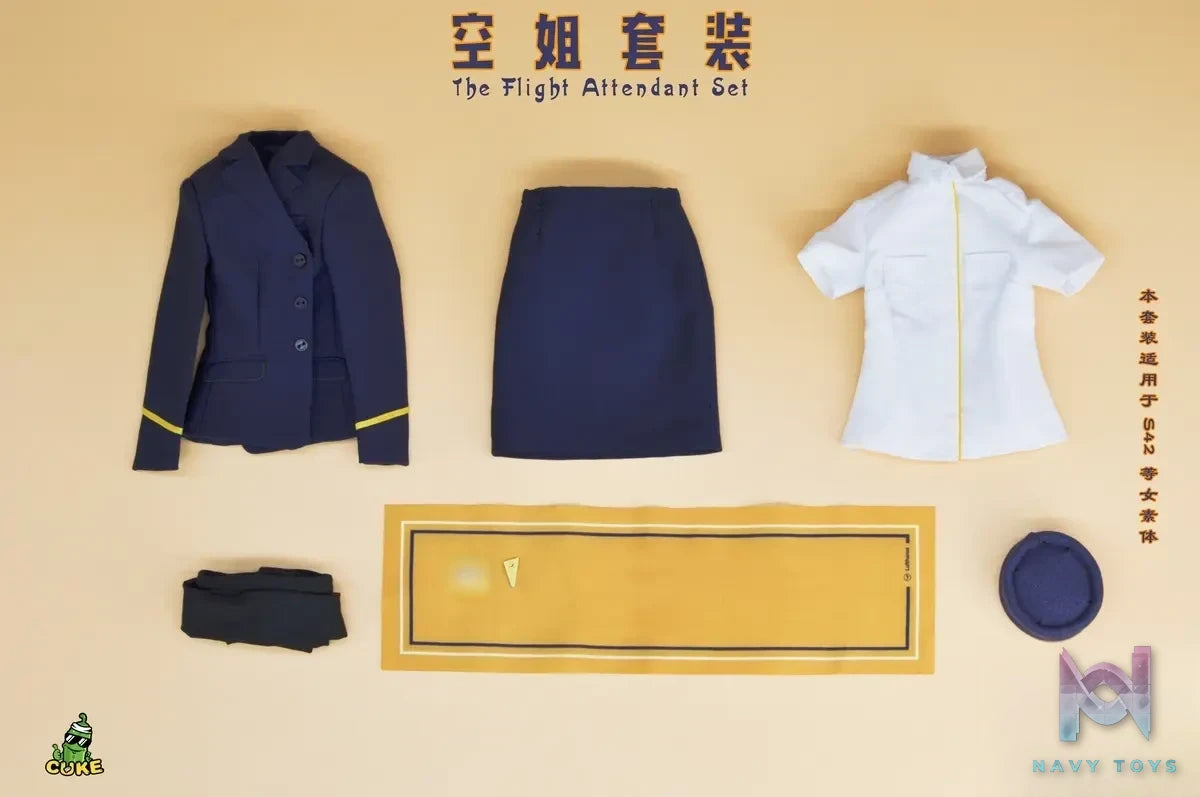 CUKE TOYS – Original 1/6 Flight Attendant Set MA-034 (Licensed)